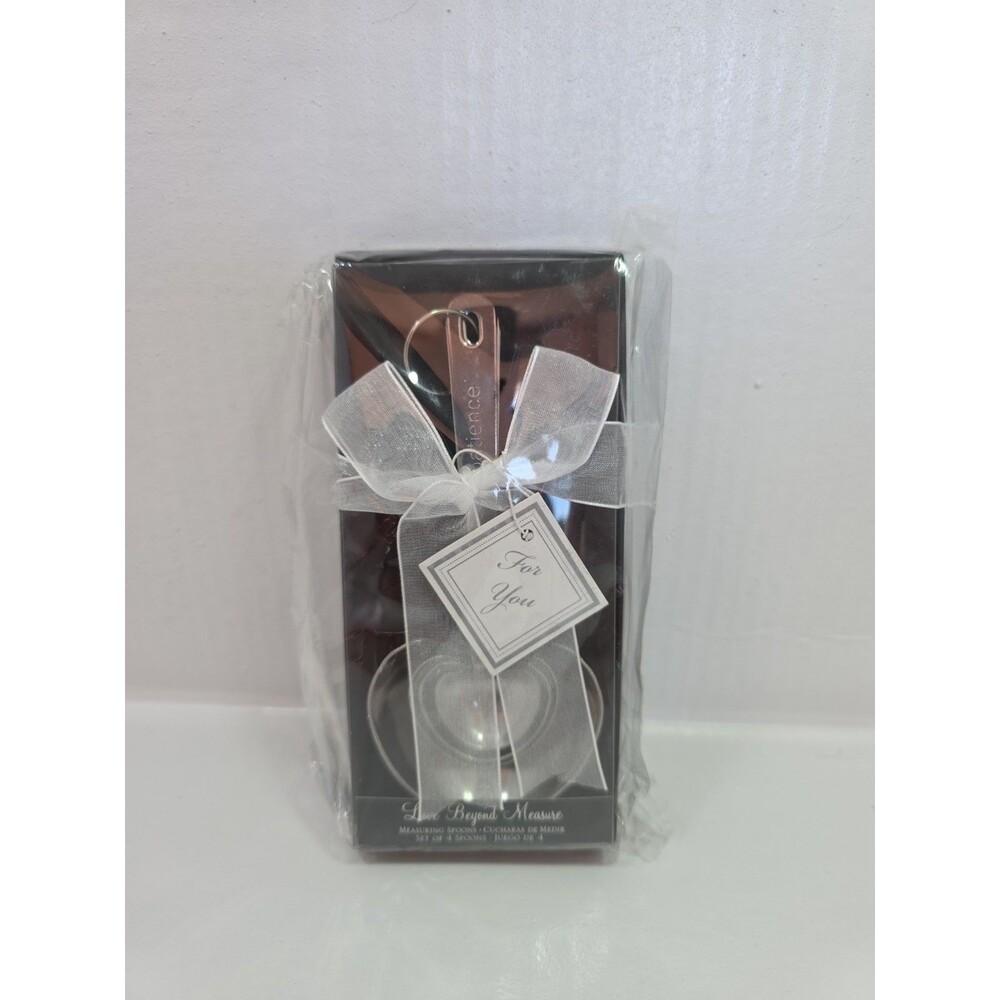 Kate Aspen Novelty Heart-Shaped Set of 4 Measuring Spoons A Bit of Patience
